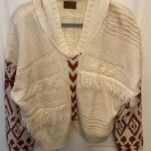 POL Hooded Cropped Sweater